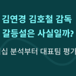 김연경 김호철 감독 갈등설은 사실일까? 리더십 분석부터 대표팀 평가까지
